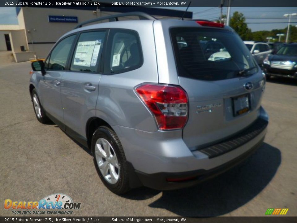2015 Subaru Forester 2.5i Ice Silver Metallic / Black Photo #5