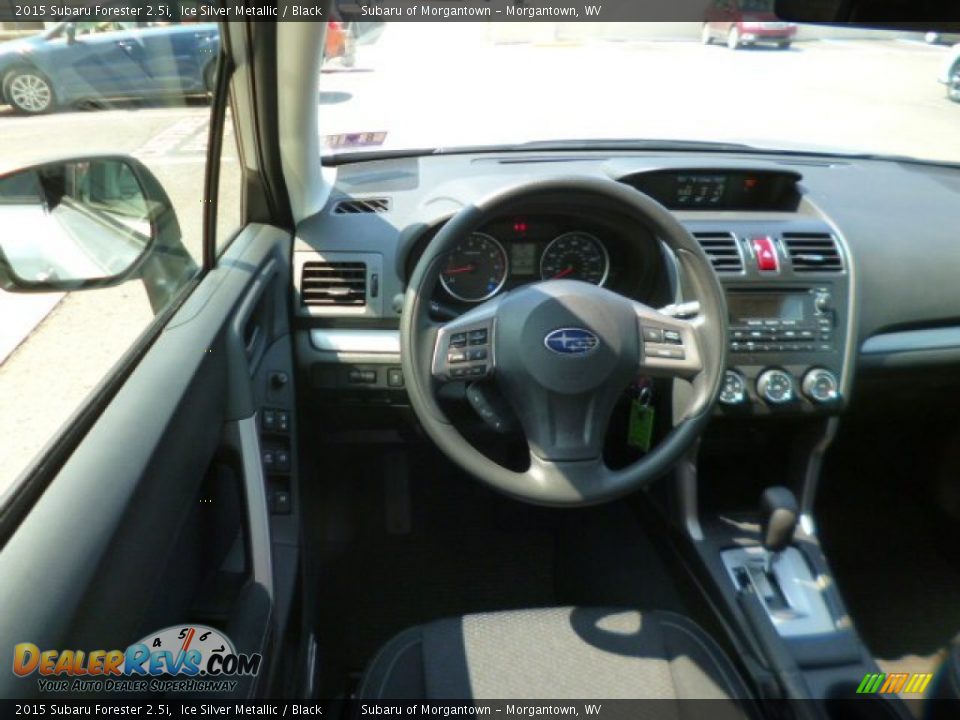 2015 Subaru Forester 2.5i Ice Silver Metallic / Black Photo #13