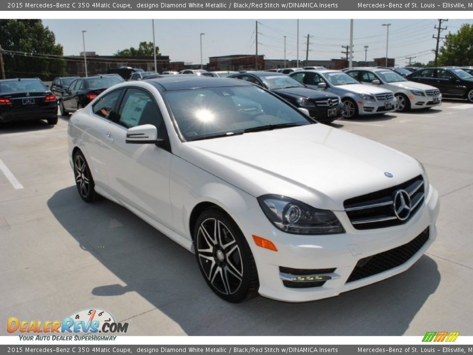 Front 3/4 View of 2015 Mercedes-Benz C 350 4Matic Coupe Photo #1