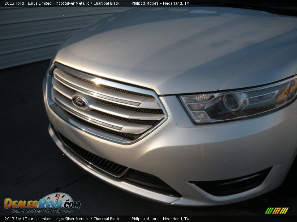 2013 Ford Taurus Limited Ingot Silver Metallic / Charcoal Black Photo #10