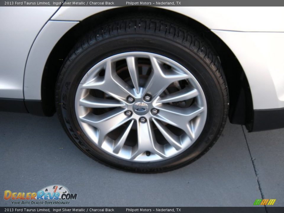 2013 Ford Taurus Limited Ingot Silver Metallic / Charcoal Black Photo #12