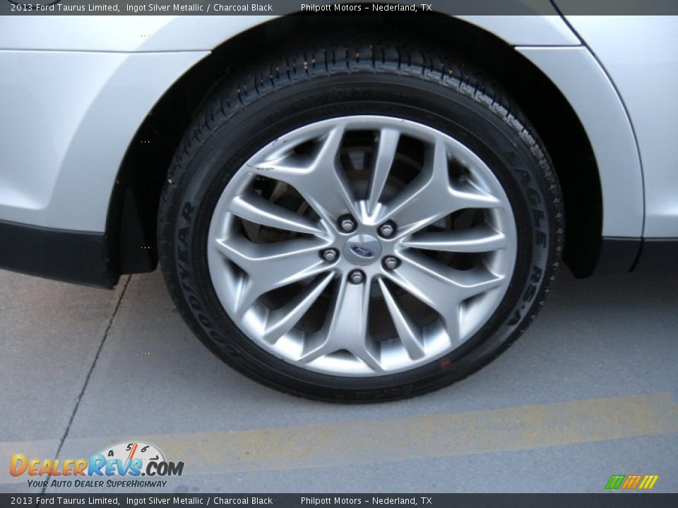 2013 Ford Taurus Limited Ingot Silver Metallic / Charcoal Black Photo #13