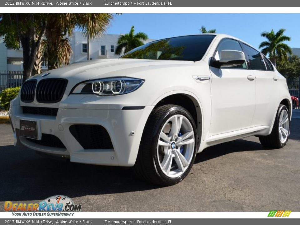 2013 BMW X6 M M xDrive Alpine White / Black Photo #1