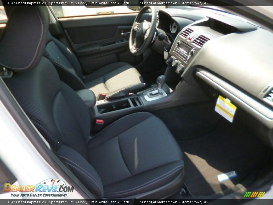 2014 Subaru Impreza 2.0i Sport Premium 5 Door Satin White Pearl / Black Photo #9