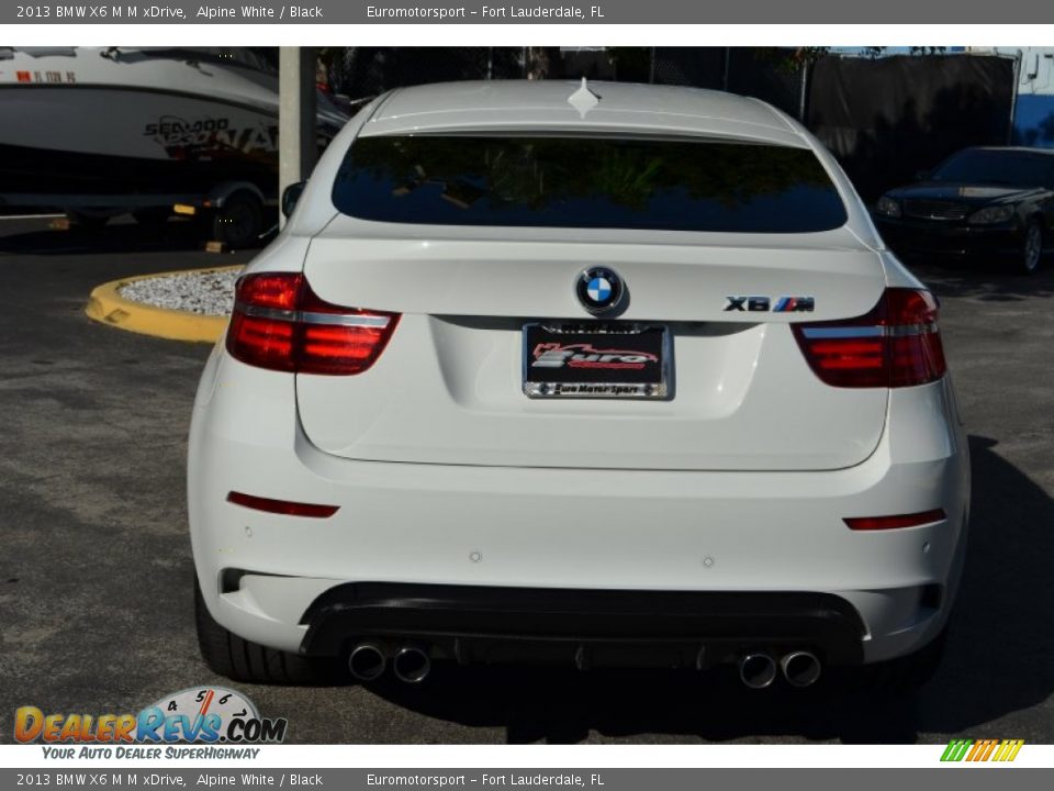 2013 BMW X6 M M xDrive Alpine White / Black Photo #6