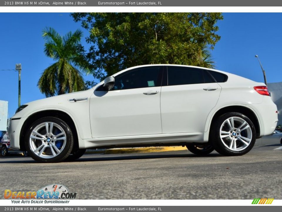 2013 BMW X6 M M xDrive Alpine White / Black Photo #13