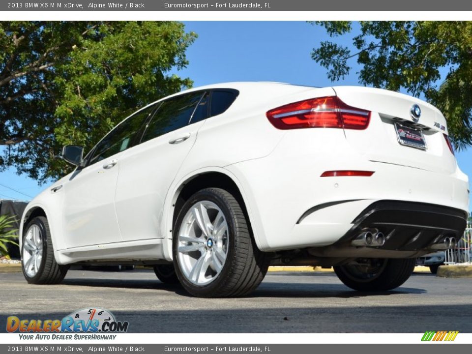 2013 BMW X6 M M xDrive Alpine White / Black Photo #15