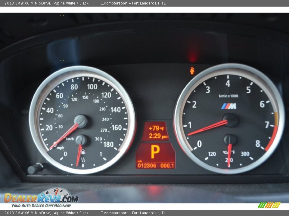 2013 BMW X6 M M xDrive Gauges Photo #32