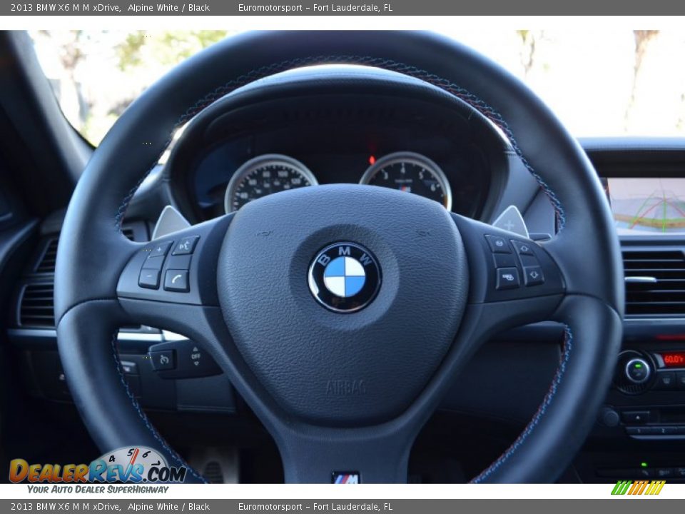 2013 BMW X6 M M xDrive Steering Wheel Photo #34