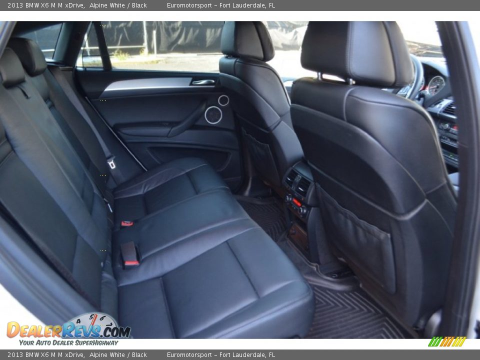 Rear Seat of 2013 BMW X6 M M xDrive Photo #53