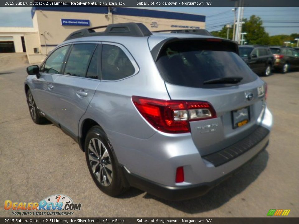 2015 Subaru Outback 2.5i Limited Ice Silver Metallic / Slate Black Photo #5