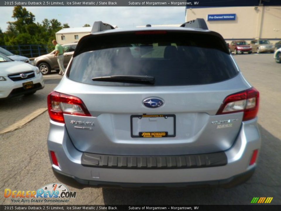 2015 Subaru Outback 2.5i Limited Ice Silver Metallic / Slate Black Photo #6