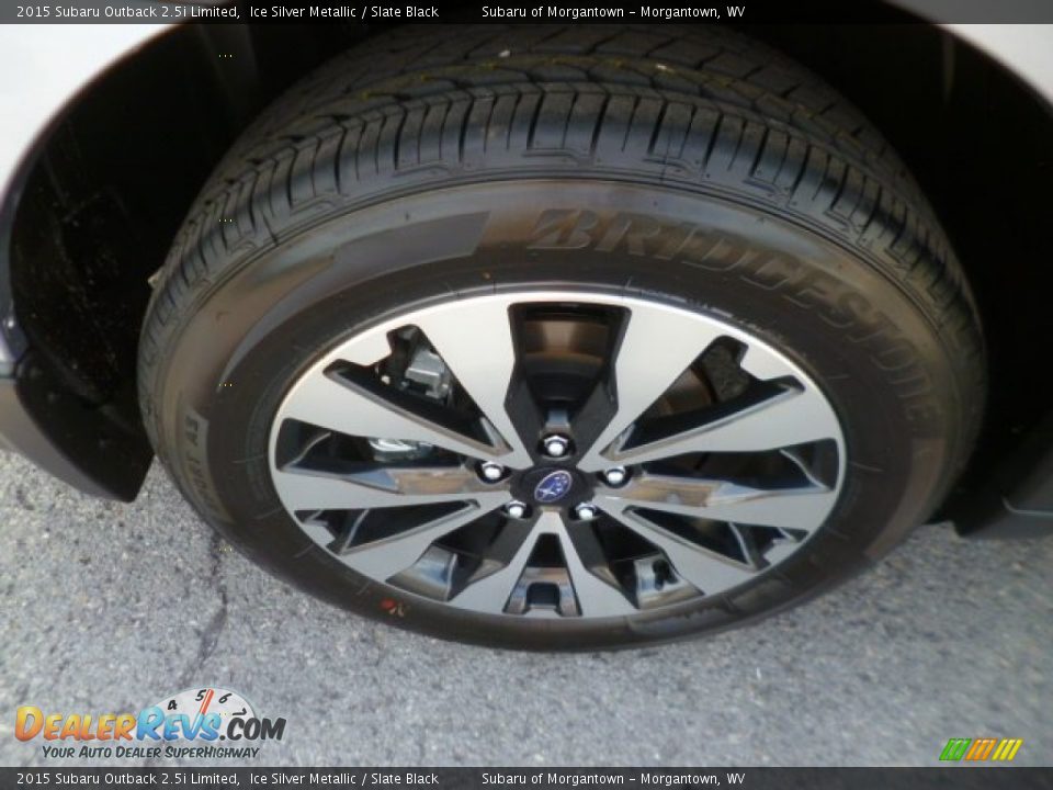2015 Subaru Outback 2.5i Limited Ice Silver Metallic / Slate Black Photo #8