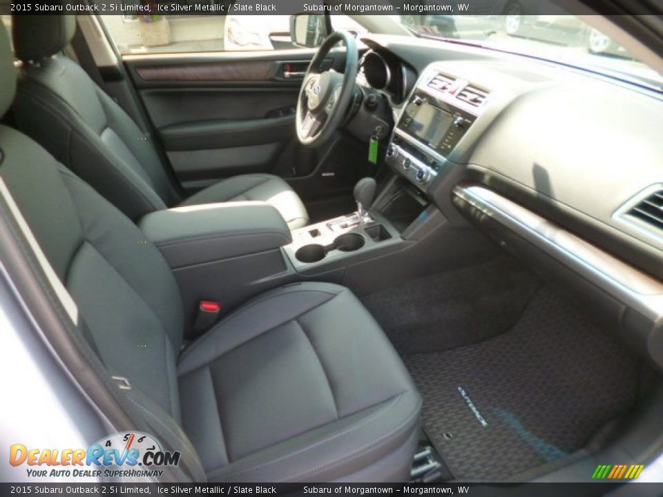 2015 Subaru Outback 2.5i Limited Ice Silver Metallic / Slate Black Photo #9