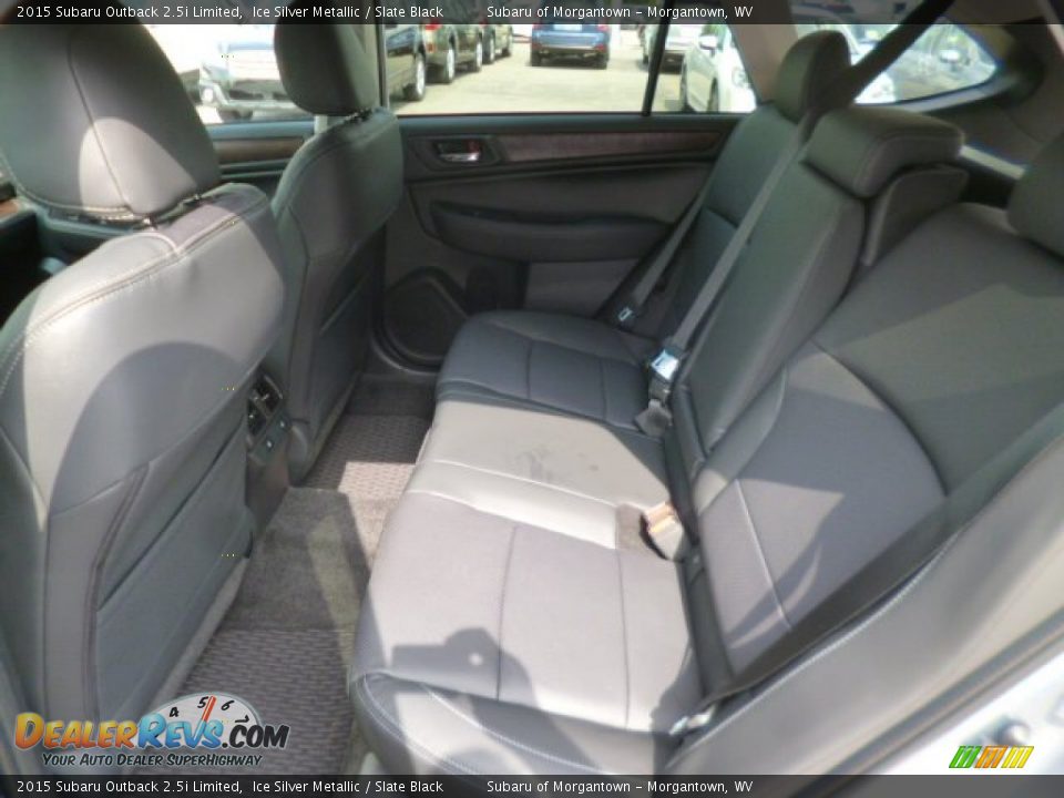 2015 Subaru Outback 2.5i Limited Ice Silver Metallic / Slate Black Photo #12