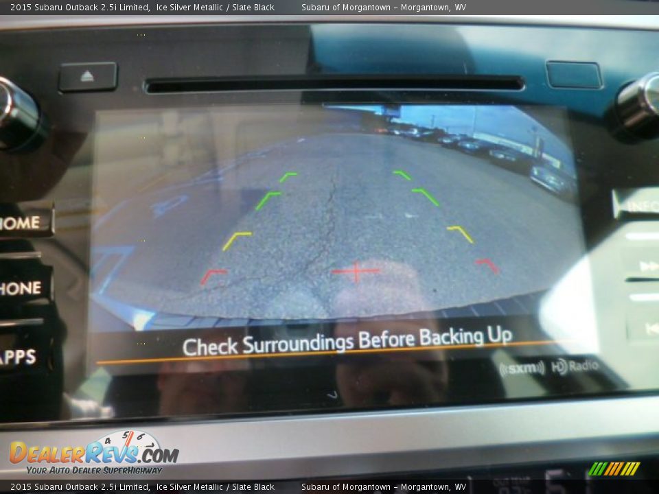 2015 Subaru Outback 2.5i Limited Ice Silver Metallic / Slate Black Photo #19