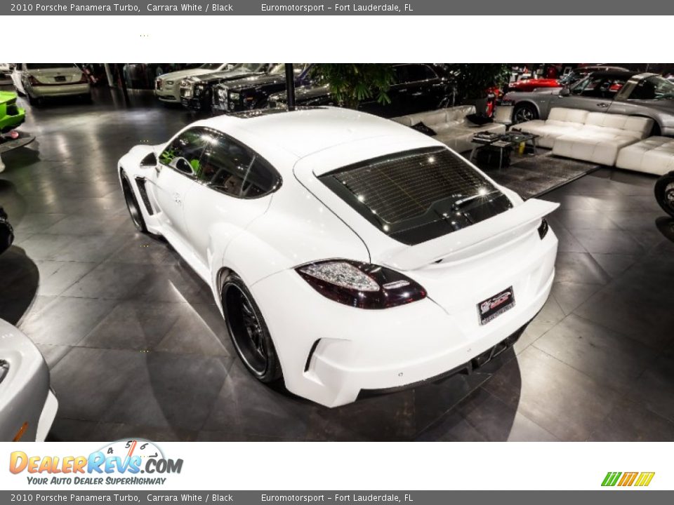 2010 Porsche Panamera Turbo Carrara White / Black Photo #4