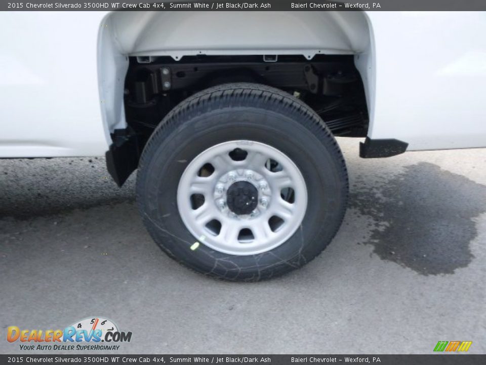 2015 Chevrolet Silverado 3500HD WT Crew Cab 4x4 Summit White / Jet Black/Dark Ash Photo #9