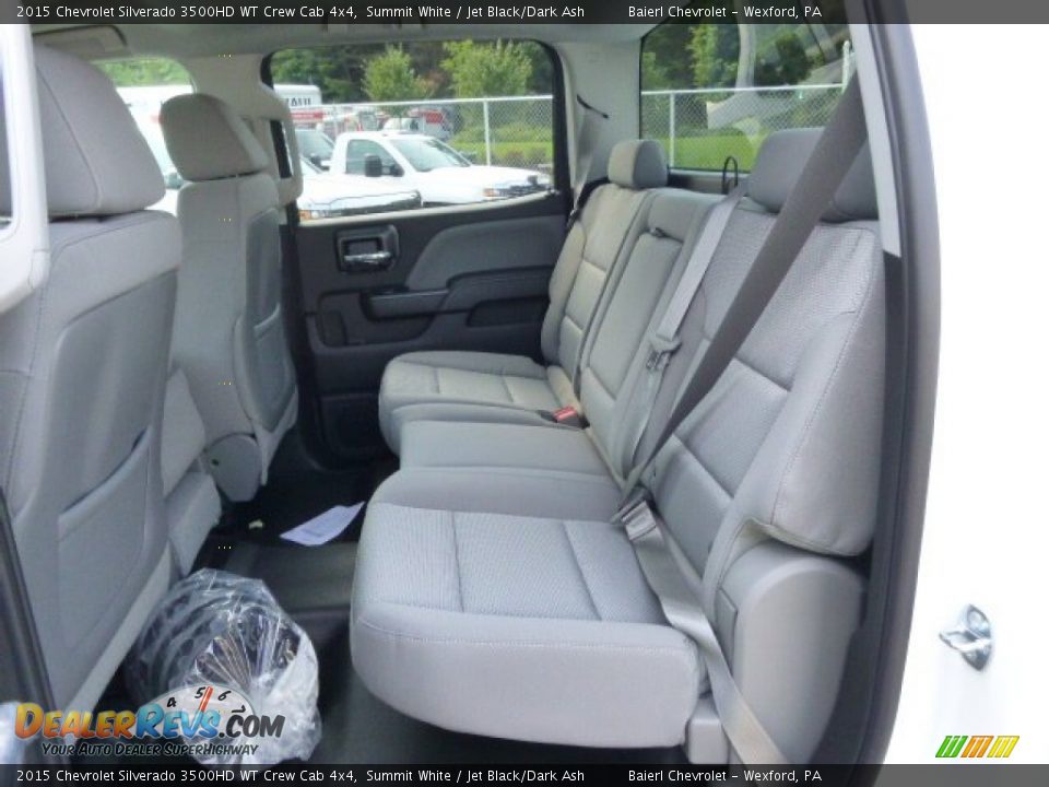 2015 Chevrolet Silverado 3500HD WT Crew Cab 4x4 Summit White / Jet Black/Dark Ash Photo #12