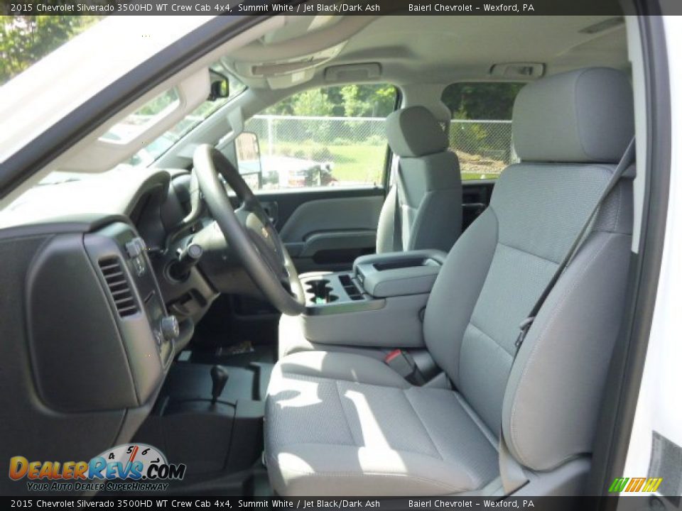2015 Chevrolet Silverado 3500HD WT Crew Cab 4x4 Summit White / Jet Black/Dark Ash Photo #10