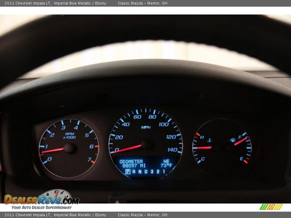 2011 Chevrolet Impala LT Imperial Blue Metallic / Ebony Photo #7