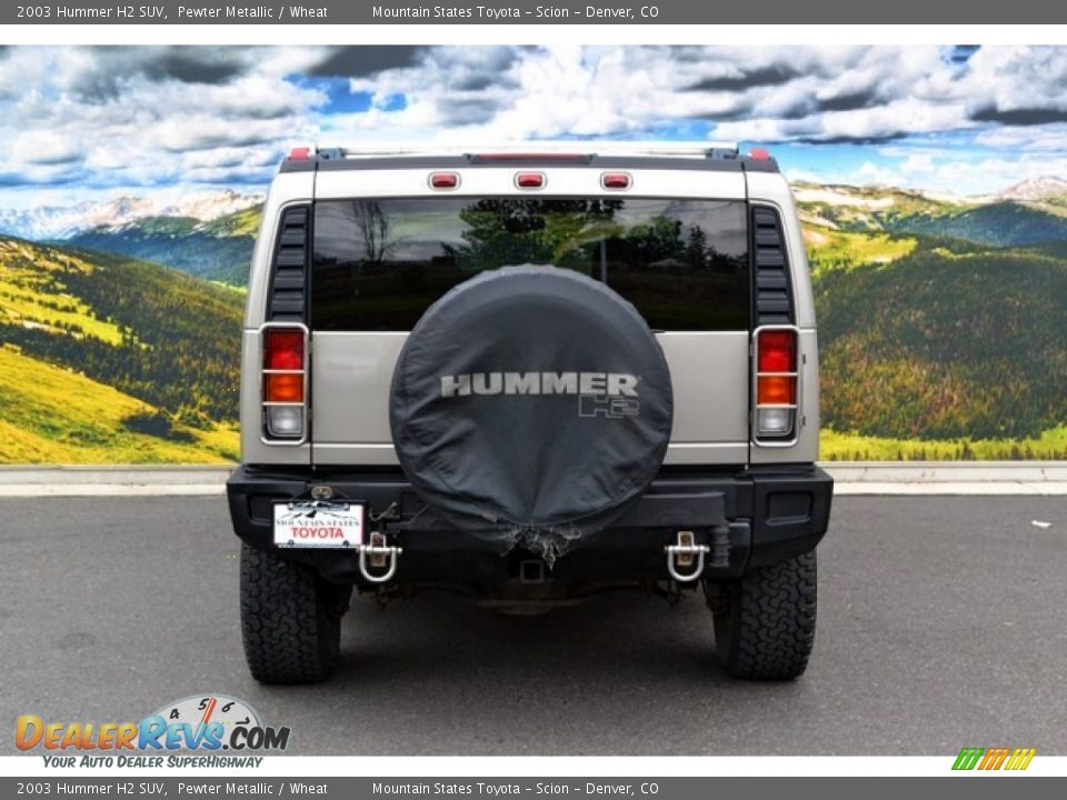 2003 Hummer H2 SUV Pewter Metallic / Wheat Photo #8