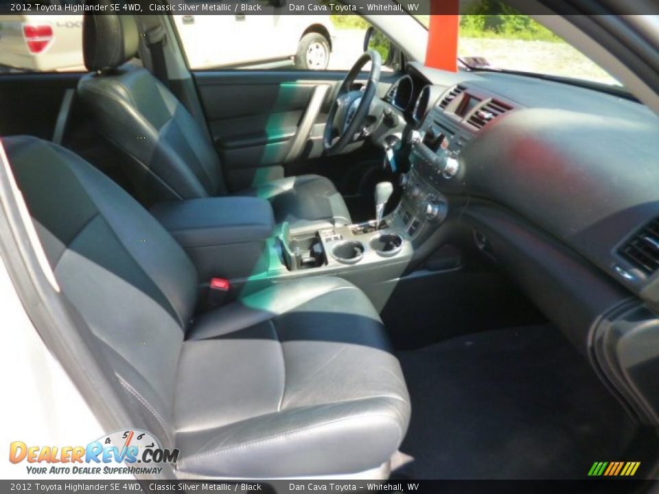 2012 Toyota Highlander SE 4WD Classic Silver Metallic / Black Photo #7