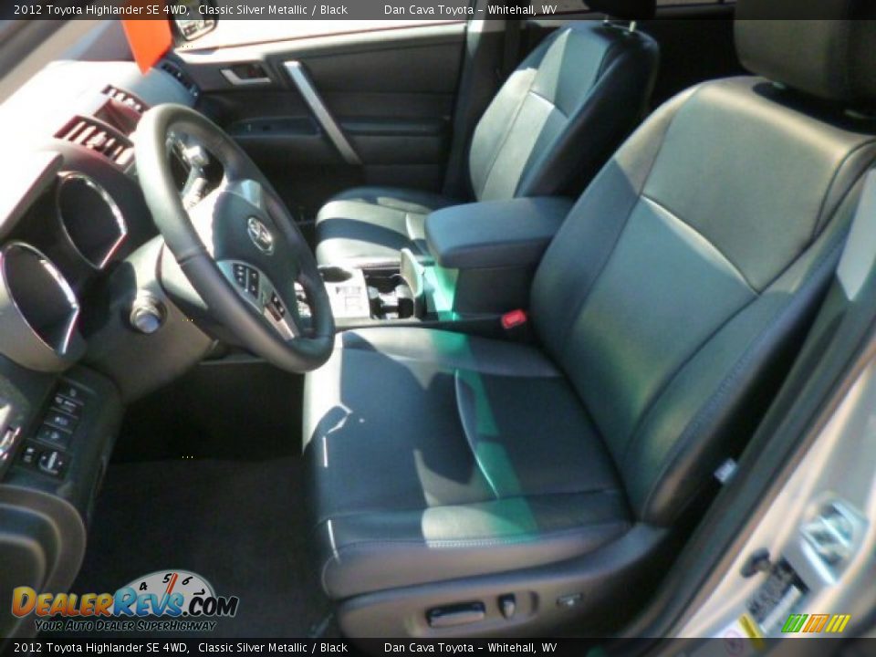 2012 Toyota Highlander SE 4WD Classic Silver Metallic / Black Photo #10