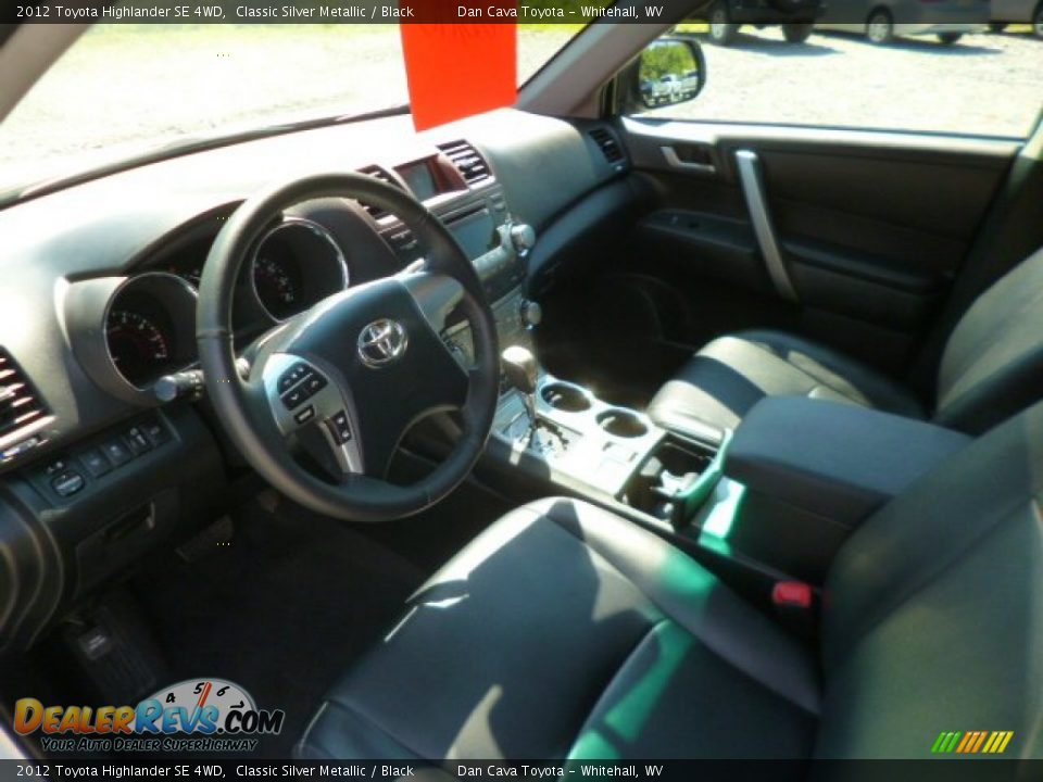 2012 Toyota Highlander SE 4WD Classic Silver Metallic / Black Photo #11