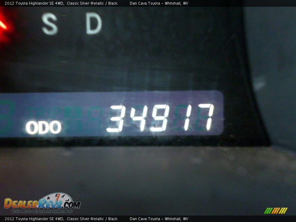 2012 Toyota Highlander SE 4WD Classic Silver Metallic / Black Photo #15