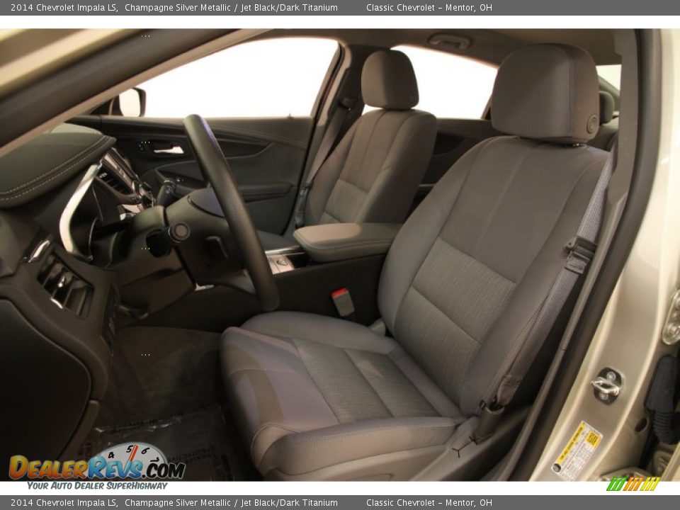 Jet Black/Dark Titanium Interior - 2014 Chevrolet Impala LS Photo #5