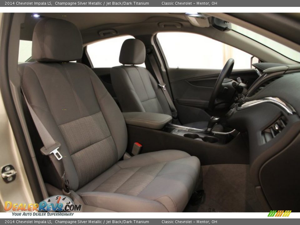 2014 Chevrolet Impala LS Champagne Silver Metallic / Jet Black/Dark Titanium Photo #19