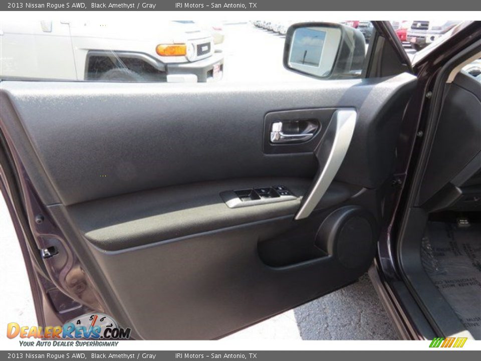 2013 Nissan Rogue S AWD Black Amethyst / Gray Photo #10