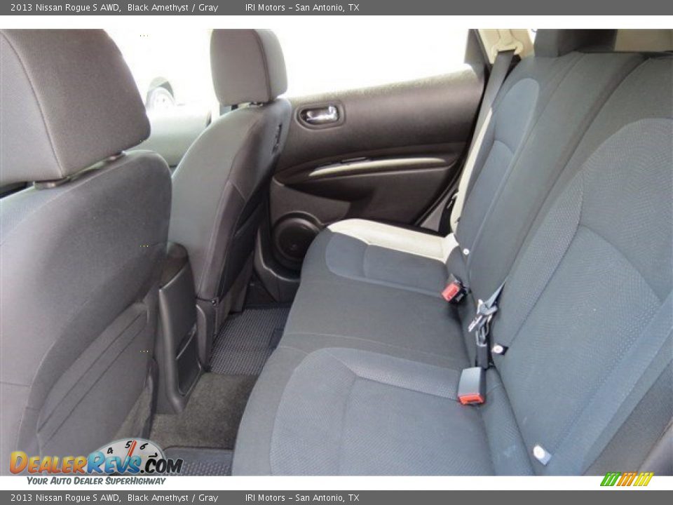 2013 Nissan Rogue S AWD Black Amethyst / Gray Photo #12