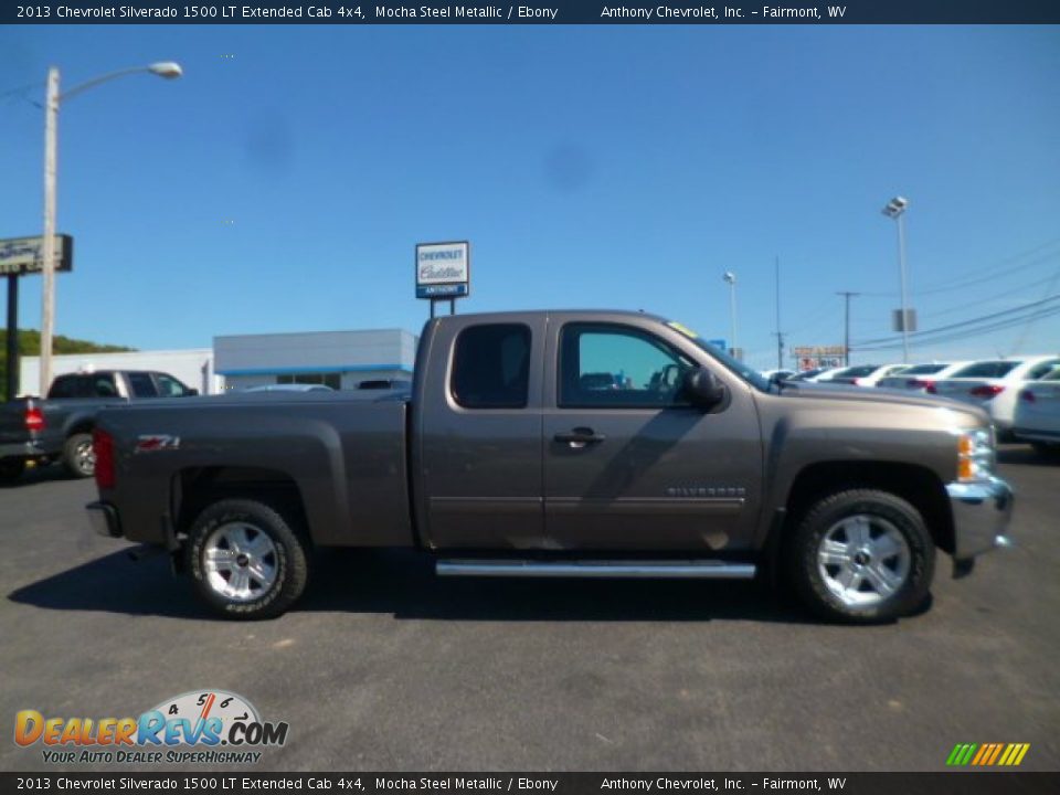 2013 Chevrolet Silverado 1500 LT Extended Cab 4x4 Mocha Steel Metallic / Ebony Photo #8