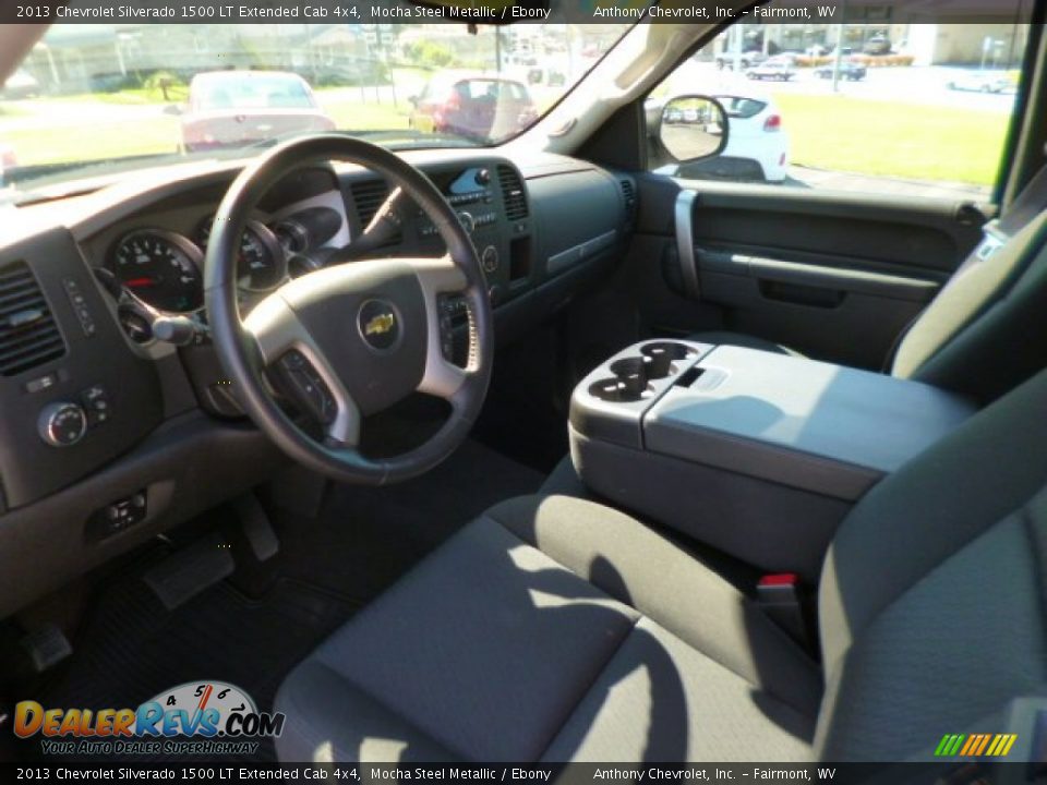 2013 Chevrolet Silverado 1500 LT Extended Cab 4x4 Mocha Steel Metallic / Ebony Photo #16