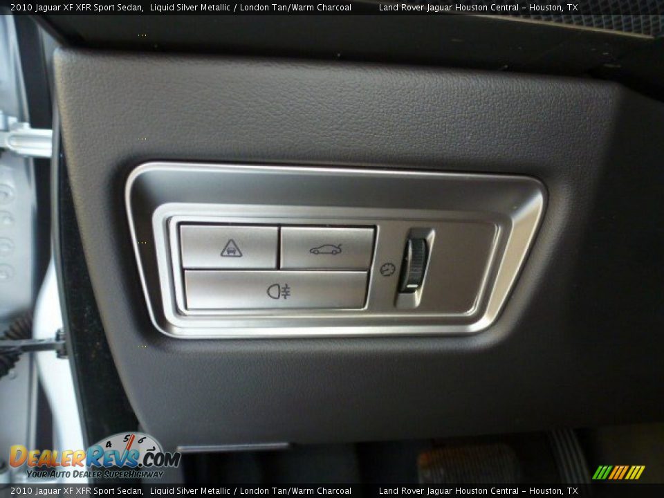 2010 Jaguar XF XFR Sport Sedan Liquid Silver Metallic / London Tan/Warm Charcoal Photo #27