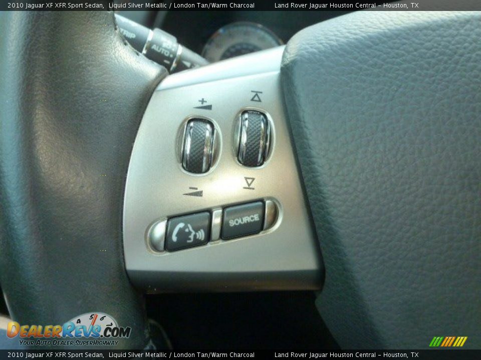 Controls of 2010 Jaguar XF XFR Sport Sedan Photo #29