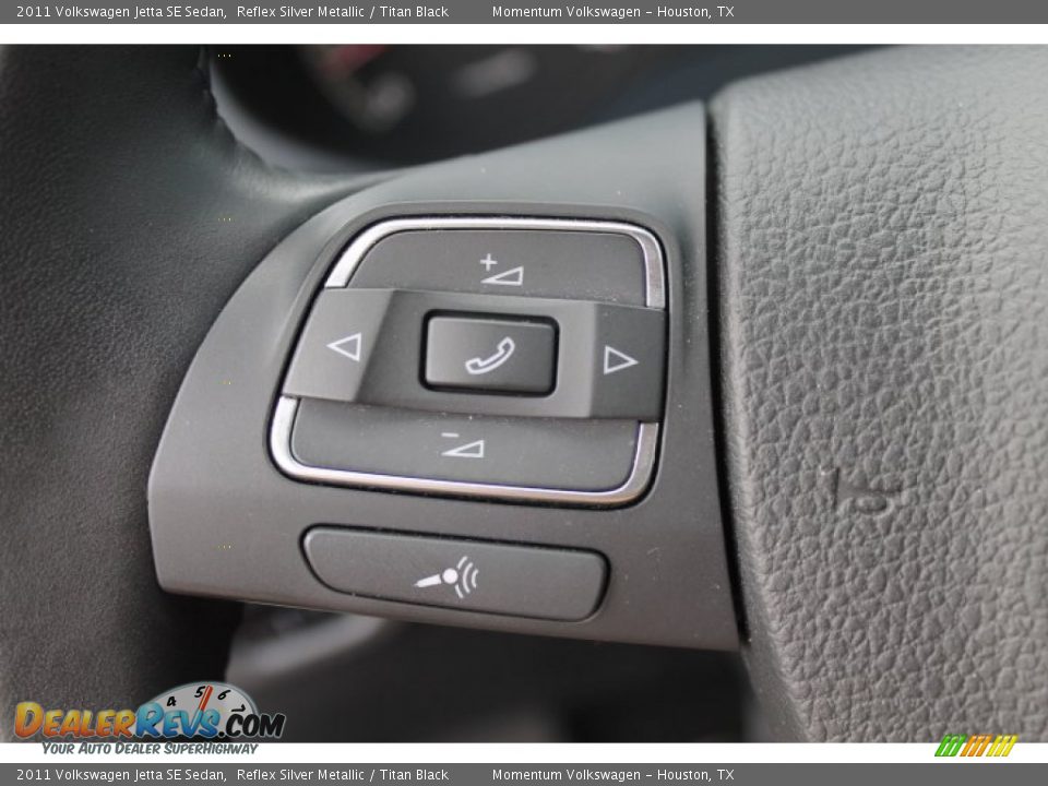 2011 Volkswagen Jetta SE Sedan Reflex Silver Metallic / Titan Black Photo #23