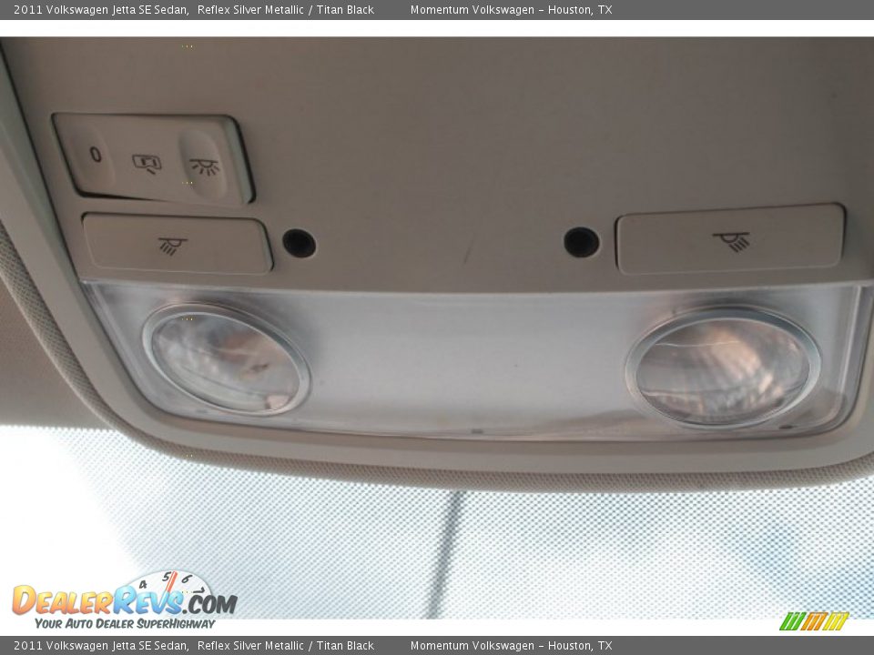 2011 Volkswagen Jetta SE Sedan Reflex Silver Metallic / Titan Black Photo #35