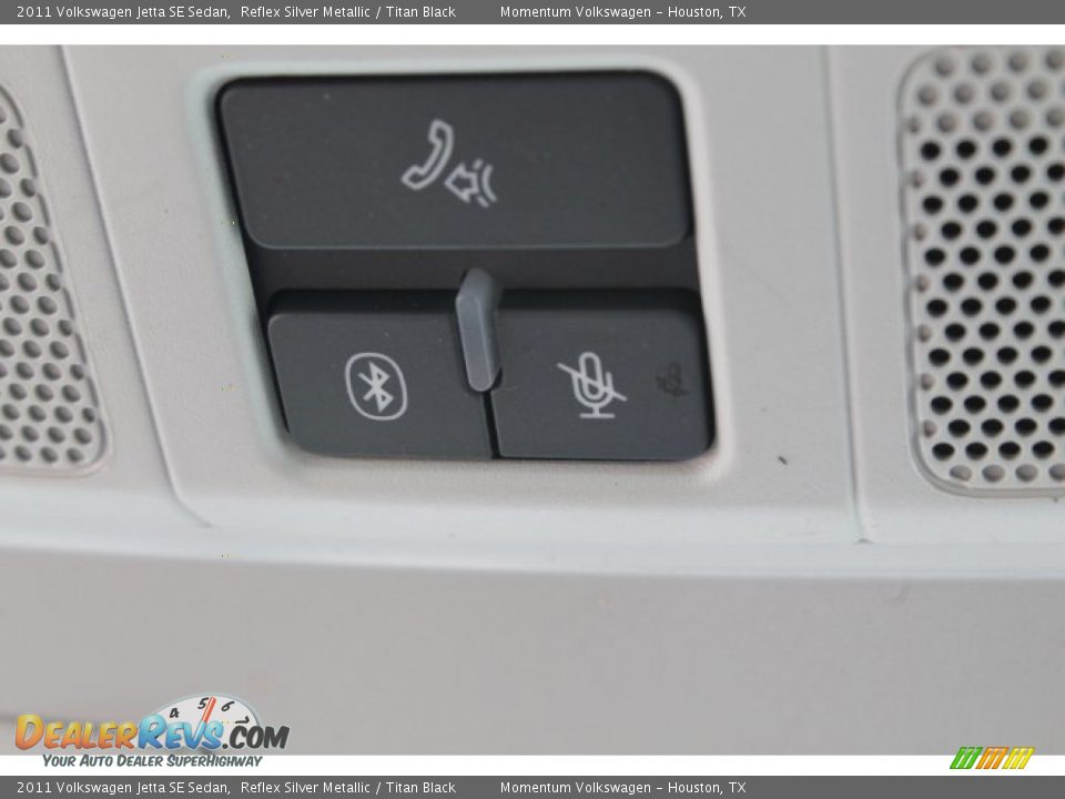 2011 Volkswagen Jetta SE Sedan Reflex Silver Metallic / Titan Black Photo #36