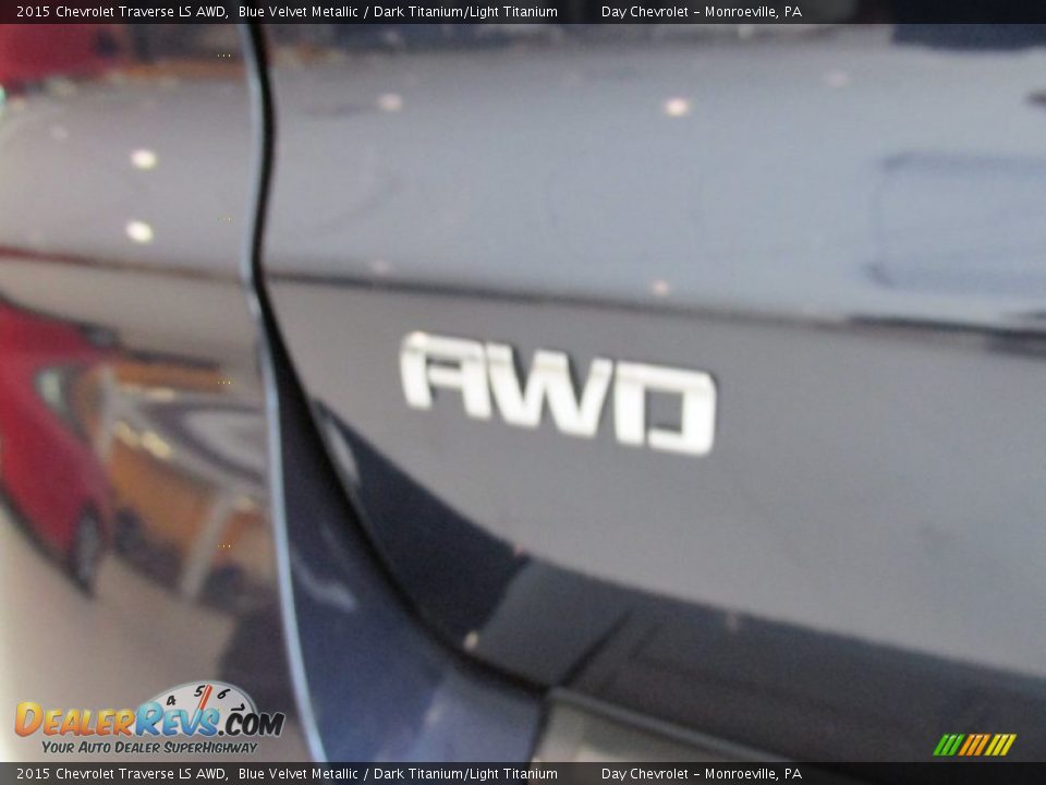 2015 Chevrolet Traverse LS AWD Blue Velvet Metallic / Dark Titanium/Light Titanium Photo #7