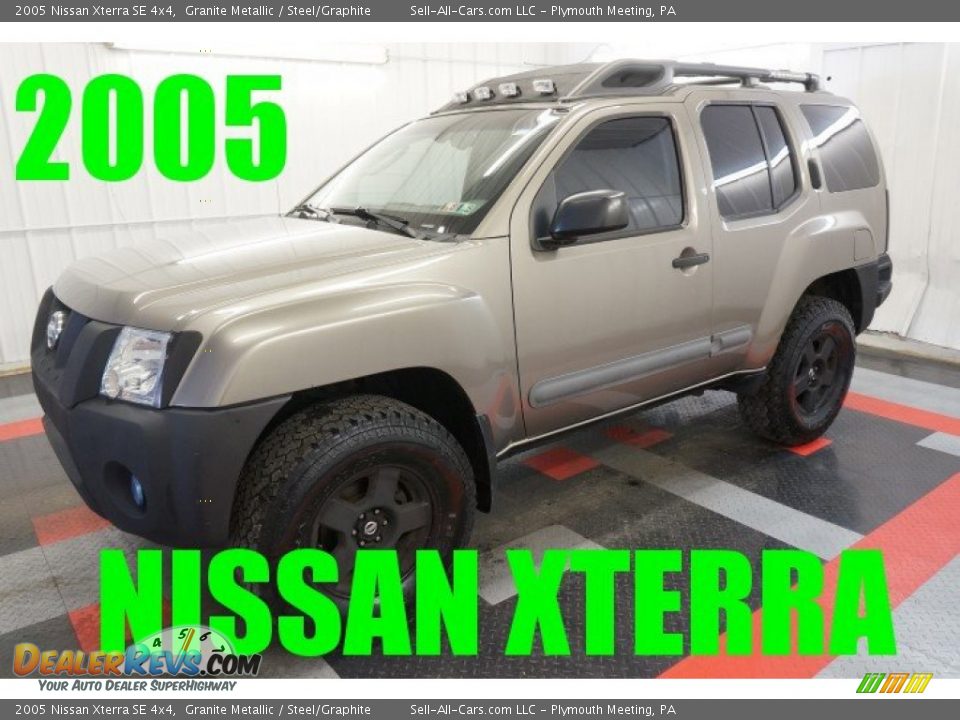 2005 Nissan Xterra SE 4x4 Granite Metallic / Steel/Graphite Photo #1
