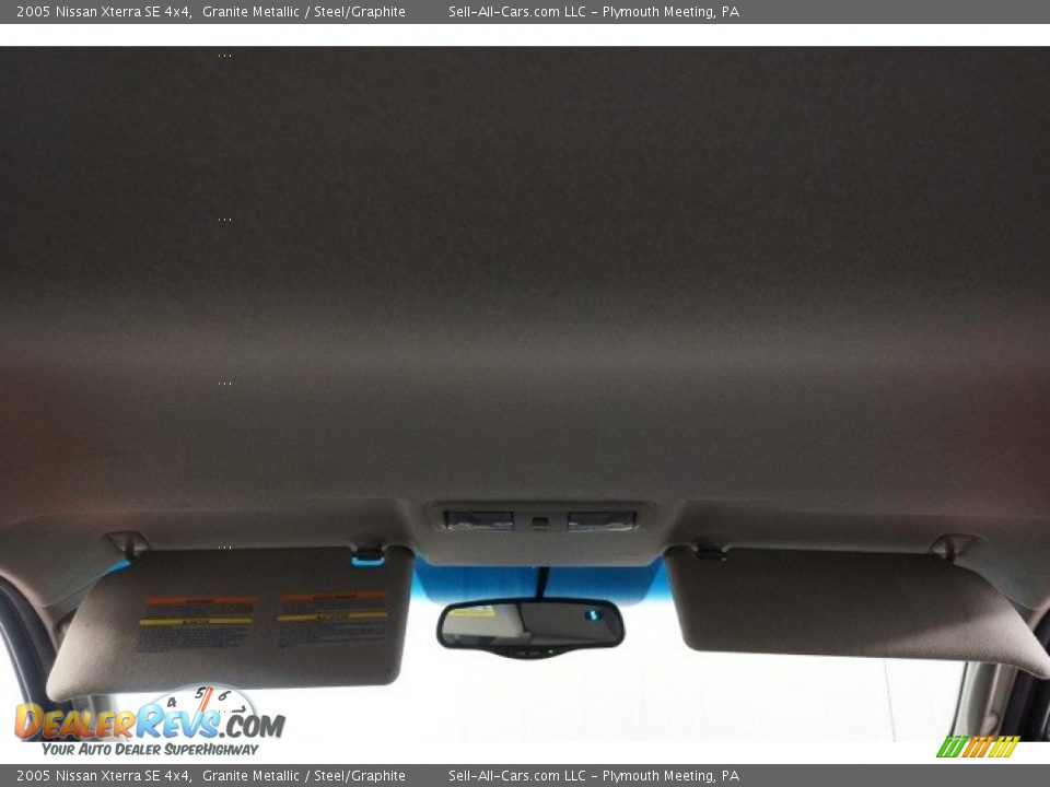 2005 Nissan Xterra SE 4x4 Granite Metallic / Steel/Graphite Photo #18