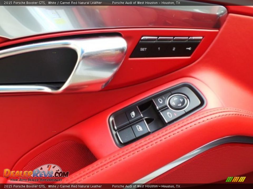 2015 Porsche Boxster GTS White / Garnet Red Natural Leather Photo #11