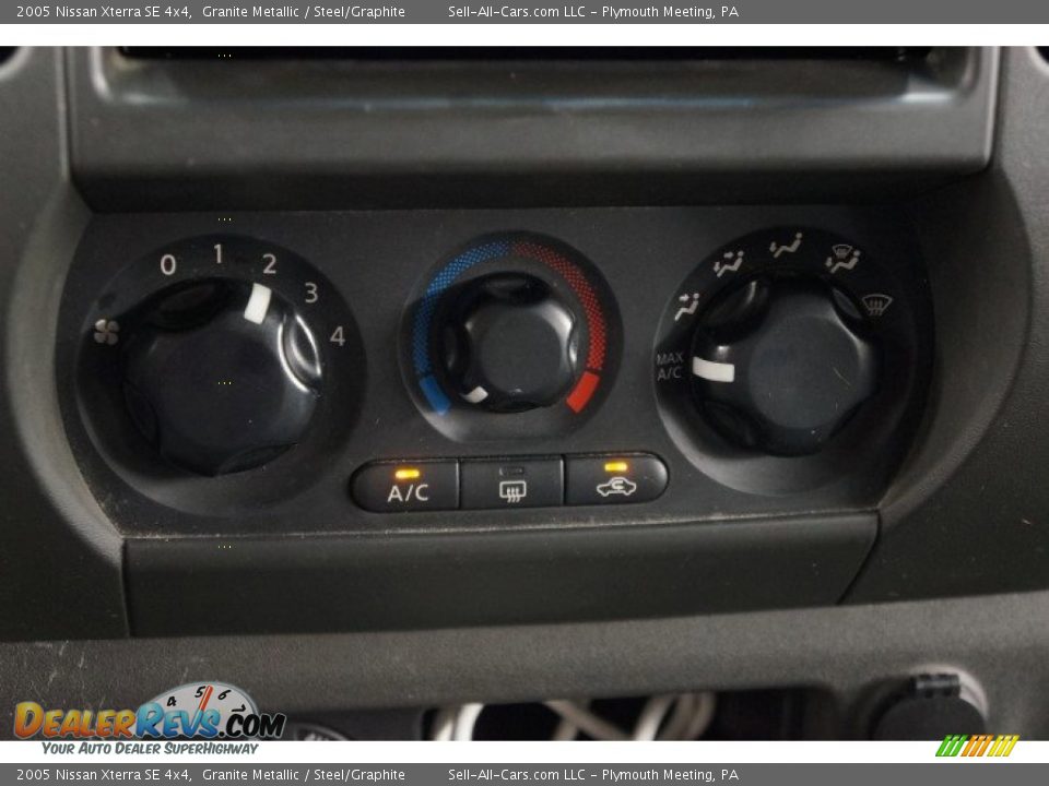 2005 Nissan Xterra SE 4x4 Granite Metallic / Steel/Graphite Photo #27