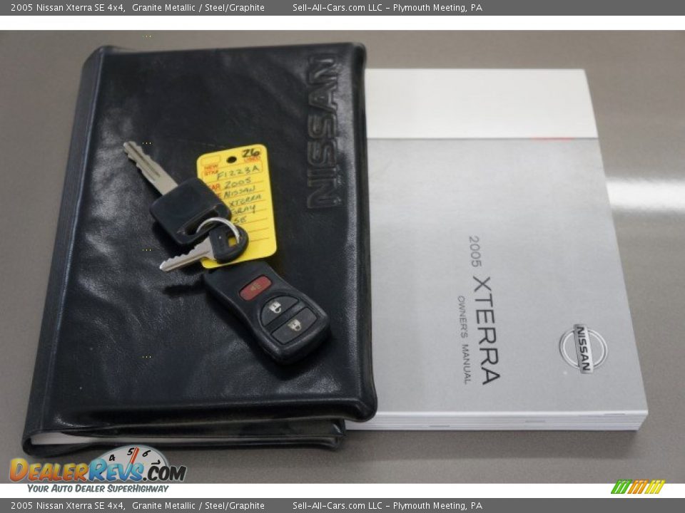 2005 Nissan Xterra SE 4x4 Granite Metallic / Steel/Graphite Photo #29