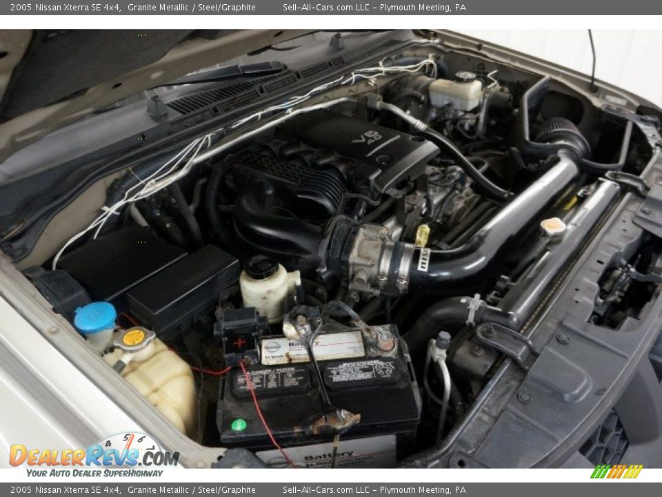 2005 Nissan Xterra SE 4x4 Granite Metallic / Steel/Graphite Photo #32