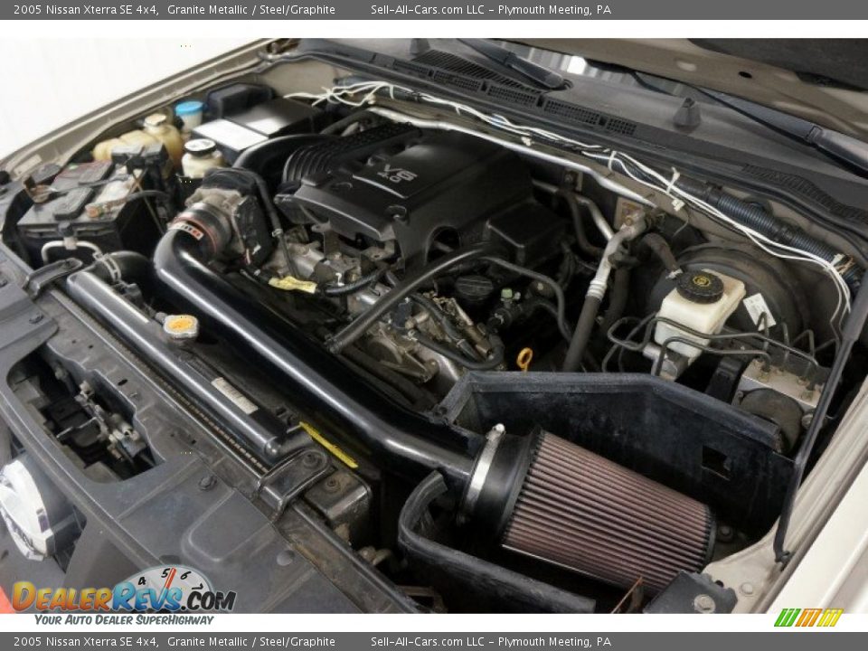 2005 Nissan Xterra SE 4x4 Granite Metallic / Steel/Graphite Photo #33