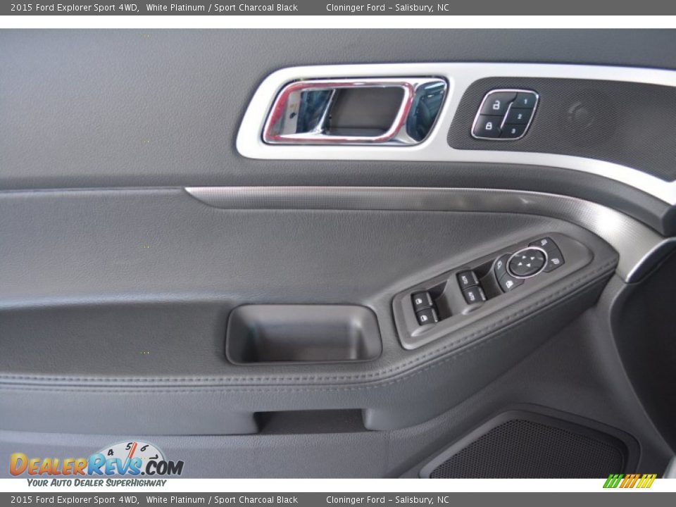 2015 Ford Explorer Sport 4WD White Platinum / Sport Charcoal Black Photo #5